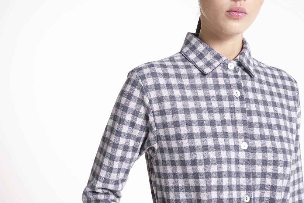 Verdiani Abito Jacquard Vichy I Più Venduti