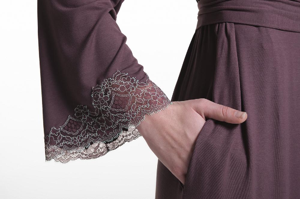 Verdiani Vestaglia Micromodal Tencel Vendite Flash