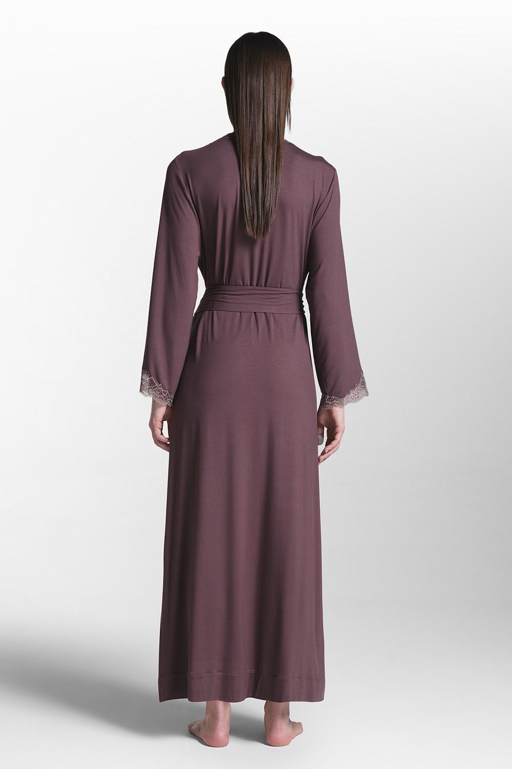 Verdiani Vestaglia Micromodal Tencel Vendite Flash