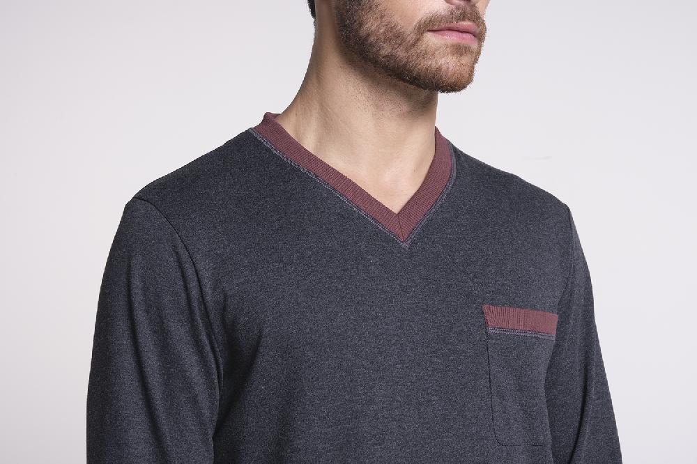 Verdiani Pigiama Interlock Cotone Italia