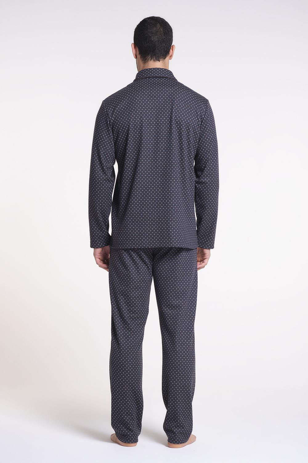 Verdiani Pigiama Jacquard Consegna Veloce