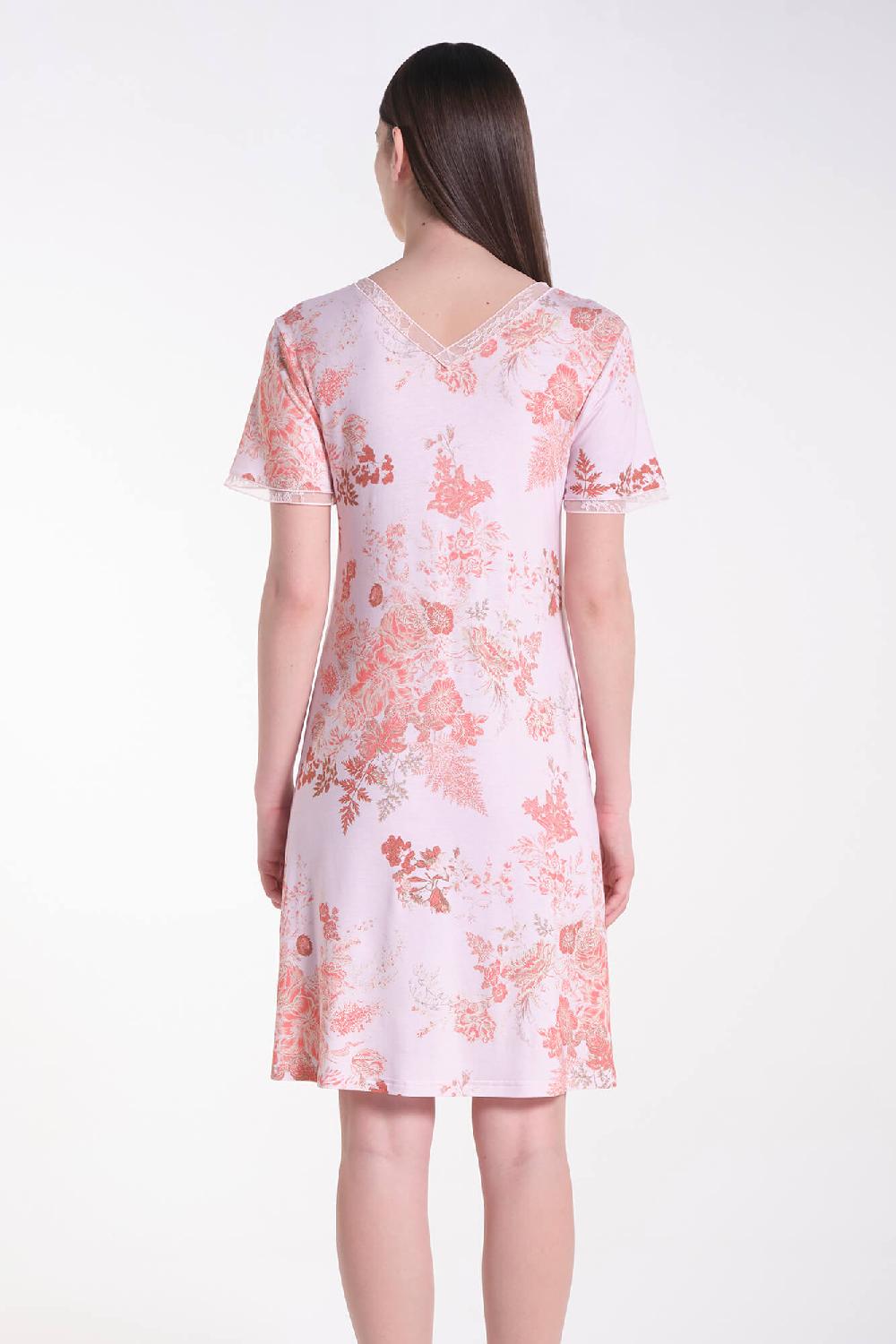 Verdiani Camicia Viscosa Stampa Fiore Saldi