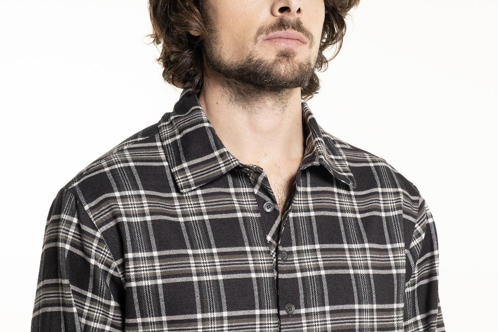 Verdiani Camicia Flanella Tartan Saldi Di Fabbrica