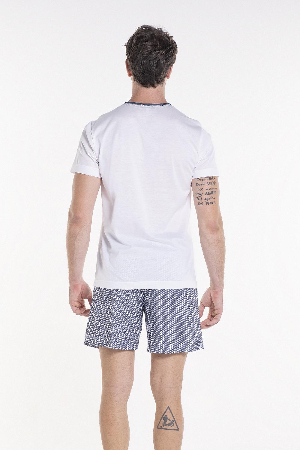 Verdiani Pigiama Jersey Cotone Stampa 2025