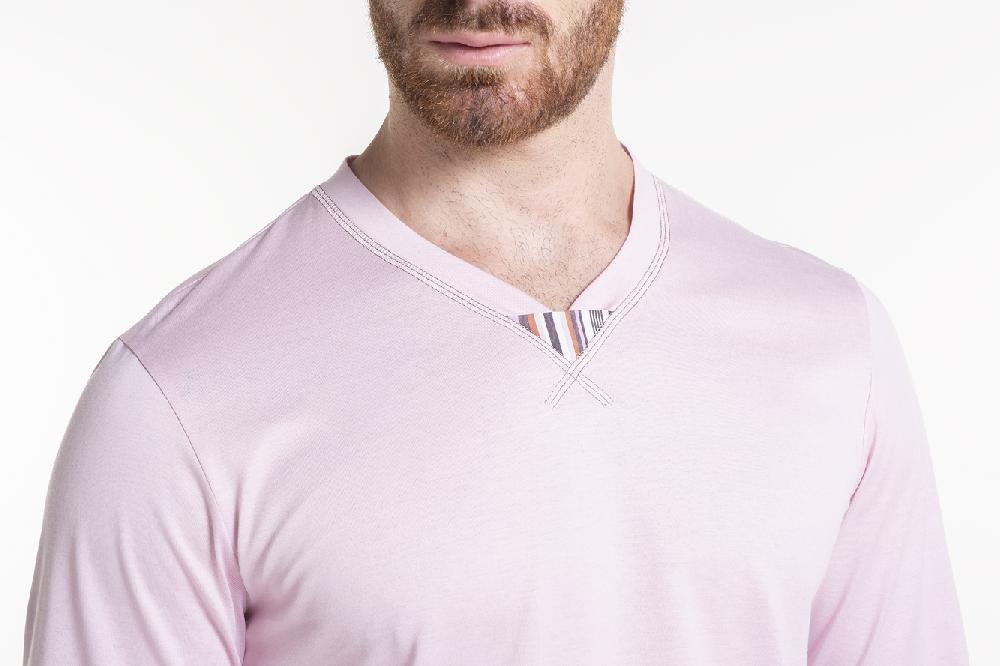Verdiani Pigiama Jersey Cotone In Linea