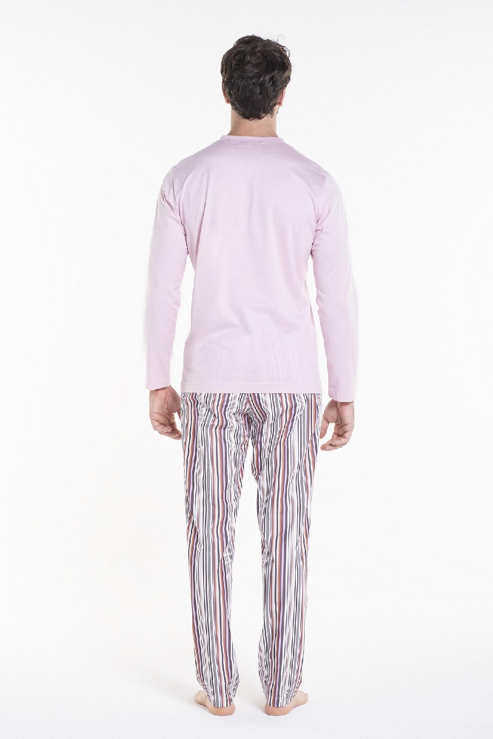 Verdiani Pigiama Jersey Cotone In Linea
