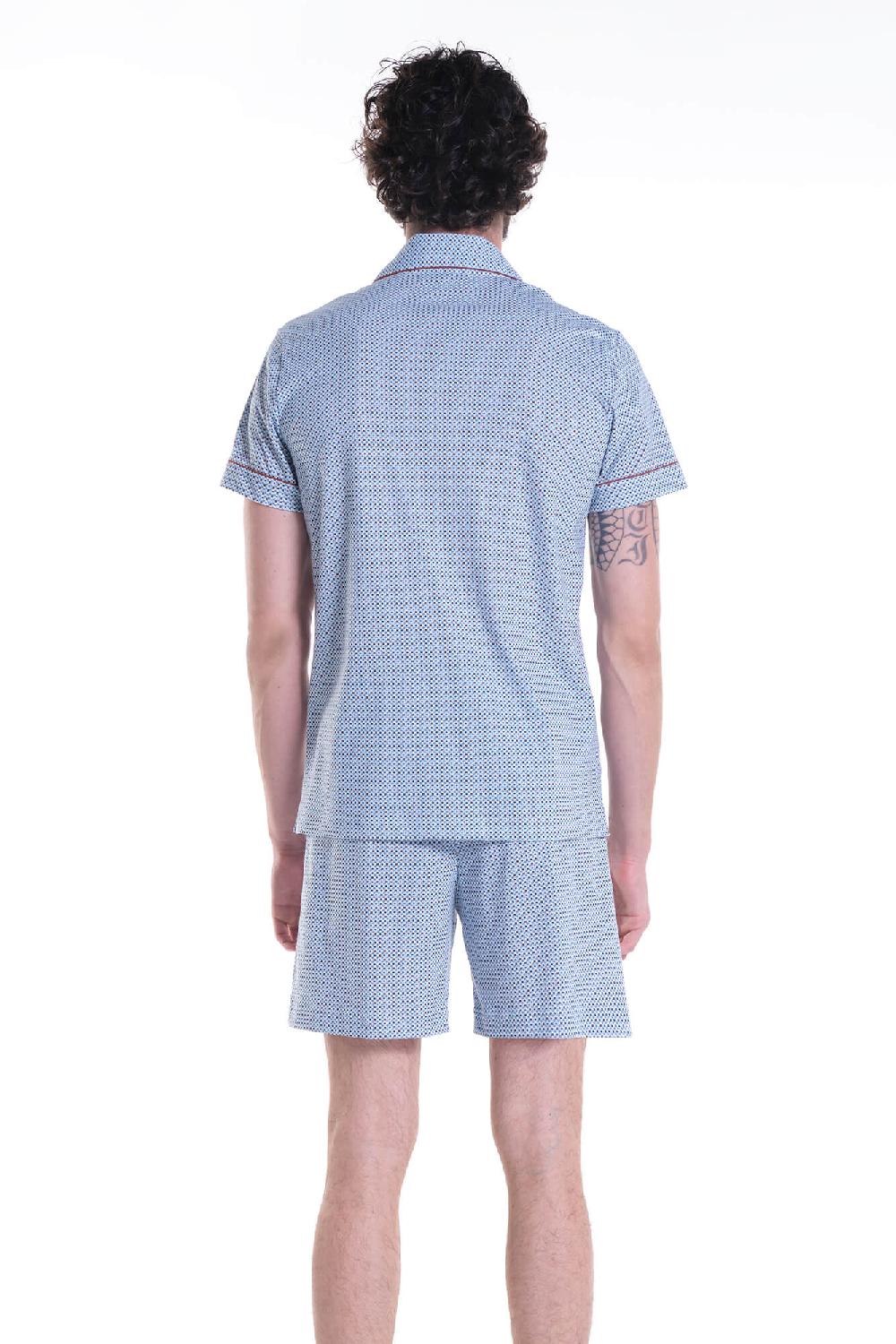 Verdiani Pigiama Jersey Cotone Stampa Fino Al -60%
