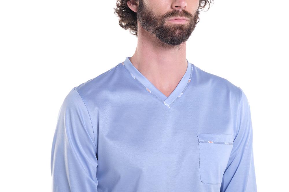 Verdiani Pigiama Jersey Cotone Mako’ + Navetta Riga Promozione Limitata
