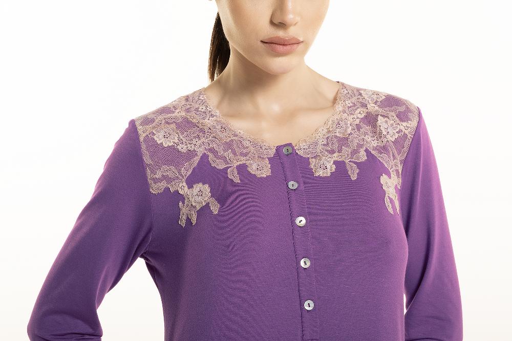 Verdiani Camicia Modal Tencel Frastaglio Promozione