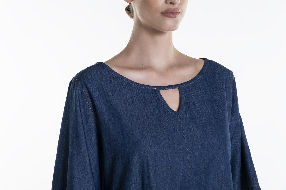 Verdiani Abito Denim Spedizione Gratuita