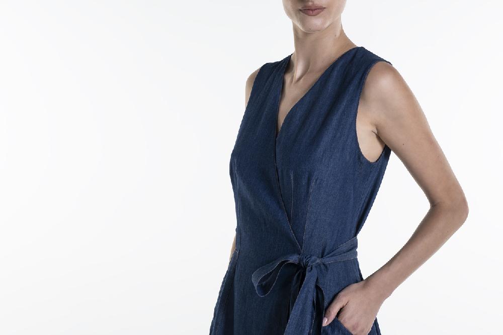 Verdiani Abito Denim Qualità Garantita