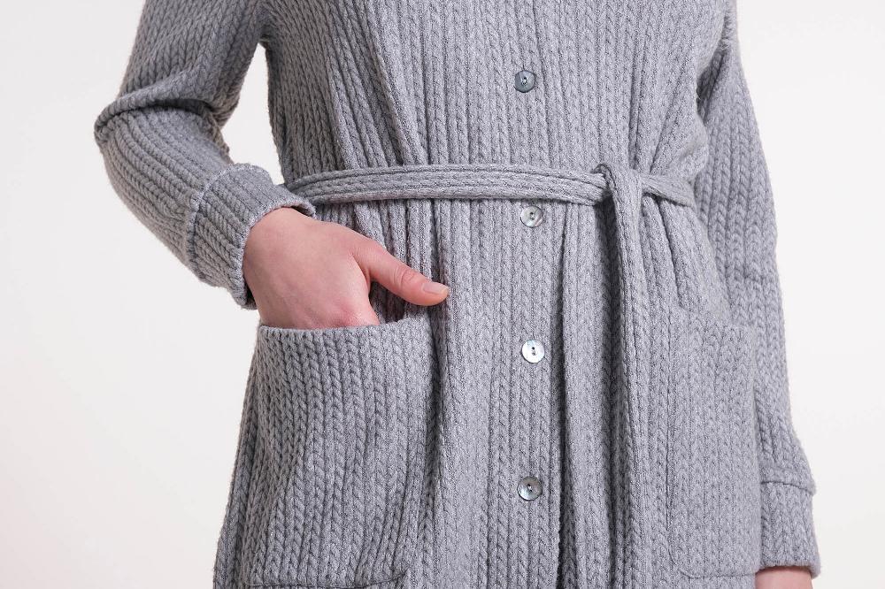 Verdiani Cardigan Maglia Treccia Shopping Online