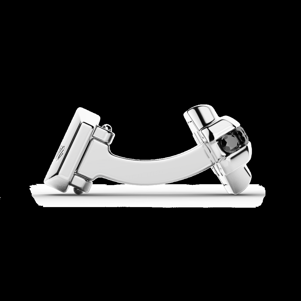 Zancan Gemelli Zancan in argento con pietre nere Promozione Limitata