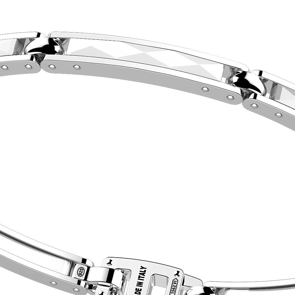 Zancan Bracciale Zancan in argento e ceramica Negozio