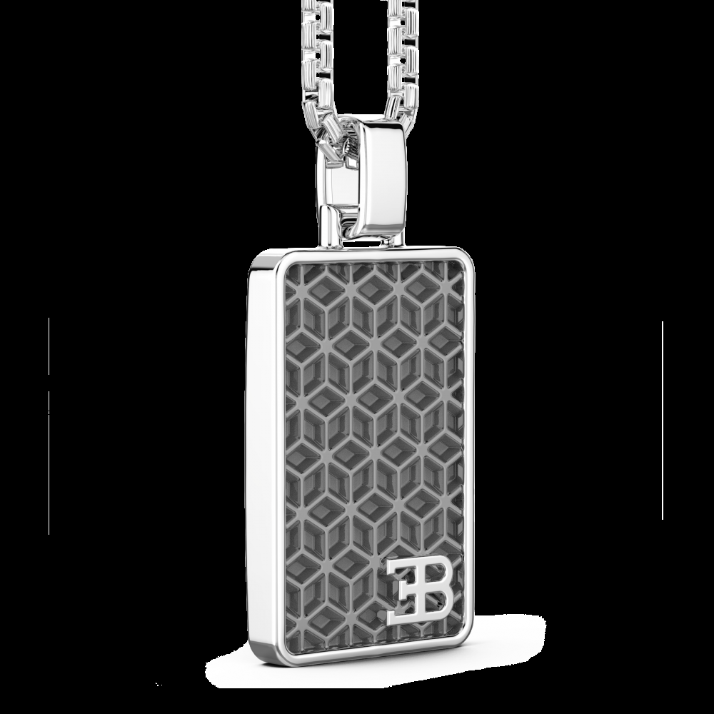 Zancan Collana Bugatti con targa in argento Italia