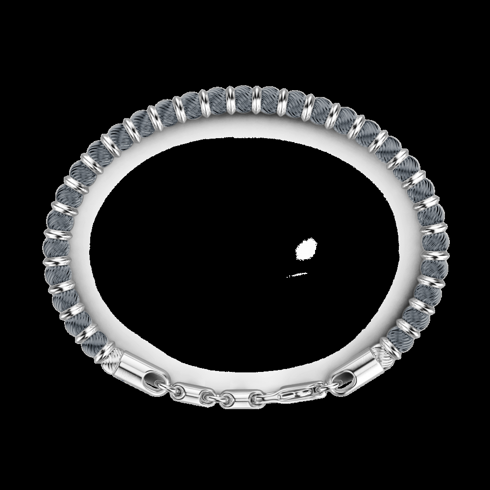 Zancan Bracciale Zancan morbido in argento a sfere Soddisfazione Garantita