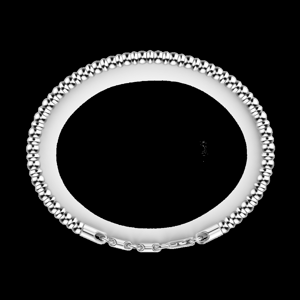 Zancan Bracciale Zancan morbido in argento a sfere Italy
