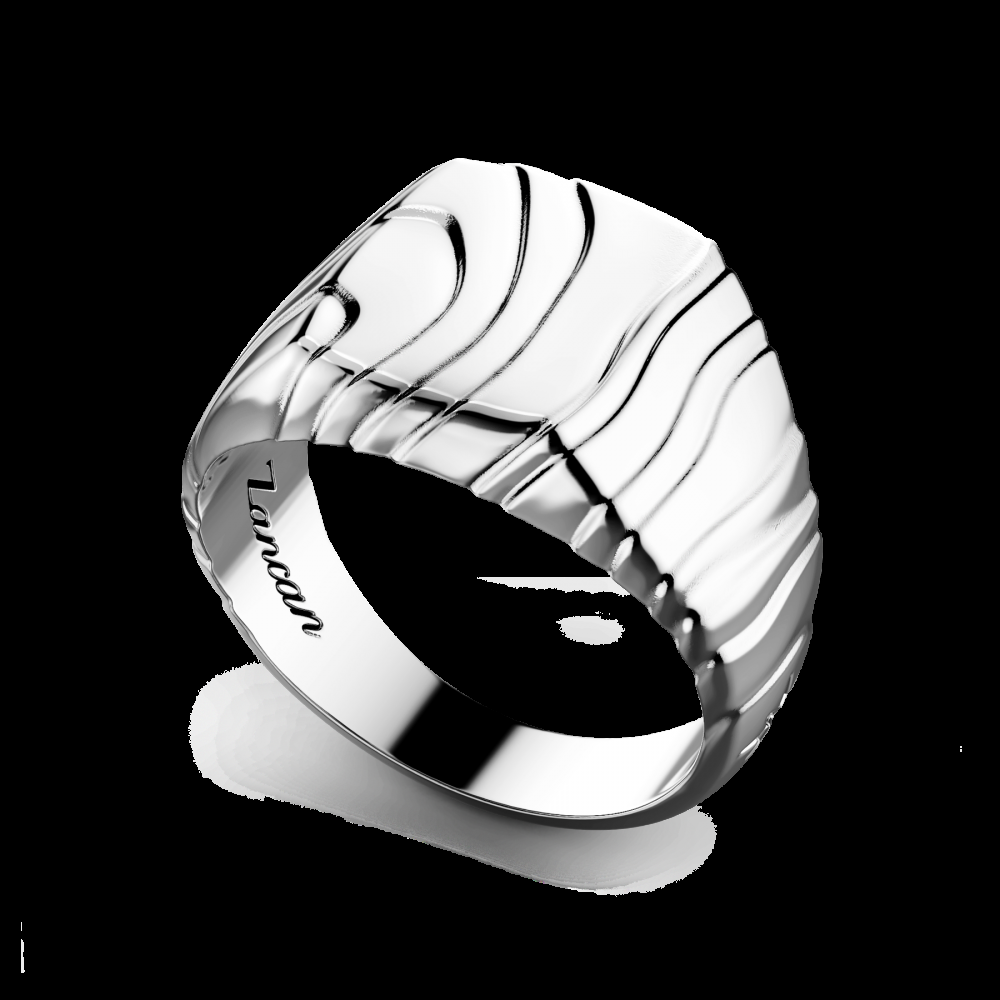 Zancan Anello chevalier Zancan in argento Nuovo
