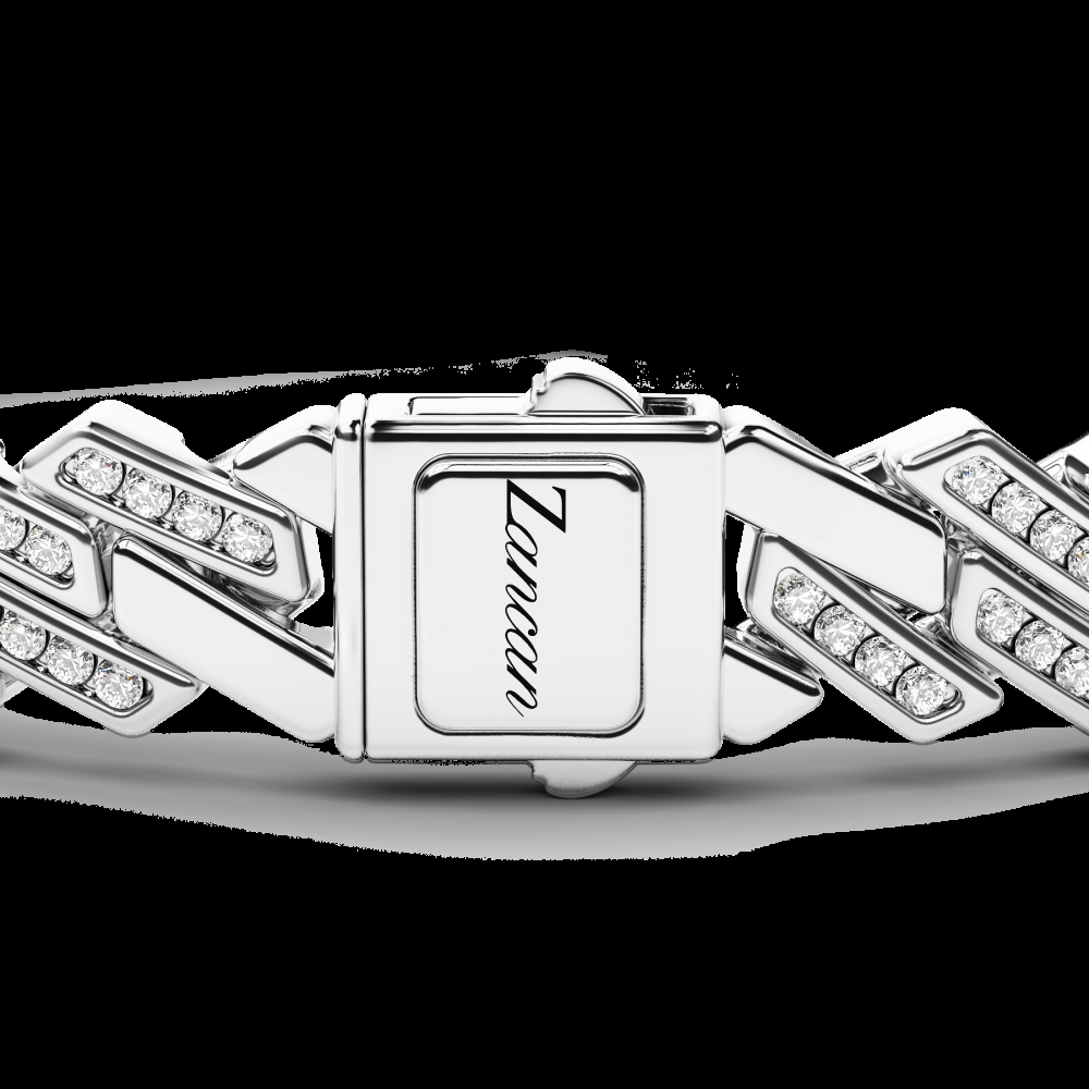 Zancan Bracciale solo maglia Zancan in argento con pietre Presa