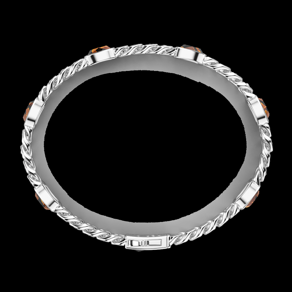 Zancan Bracciale a grumette Zancan in argento con pietre occhio di tigre Sconto