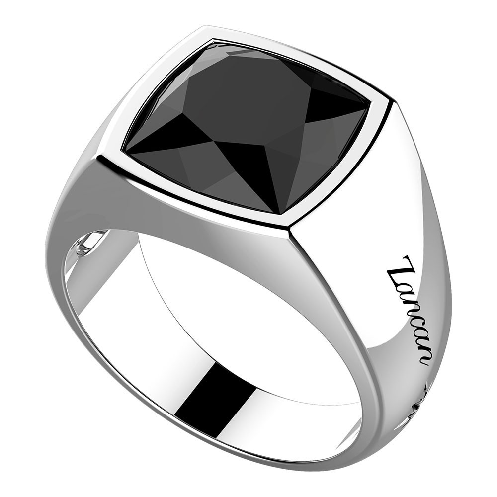 Zancan Anello in argento con grande onice naturale Offerta