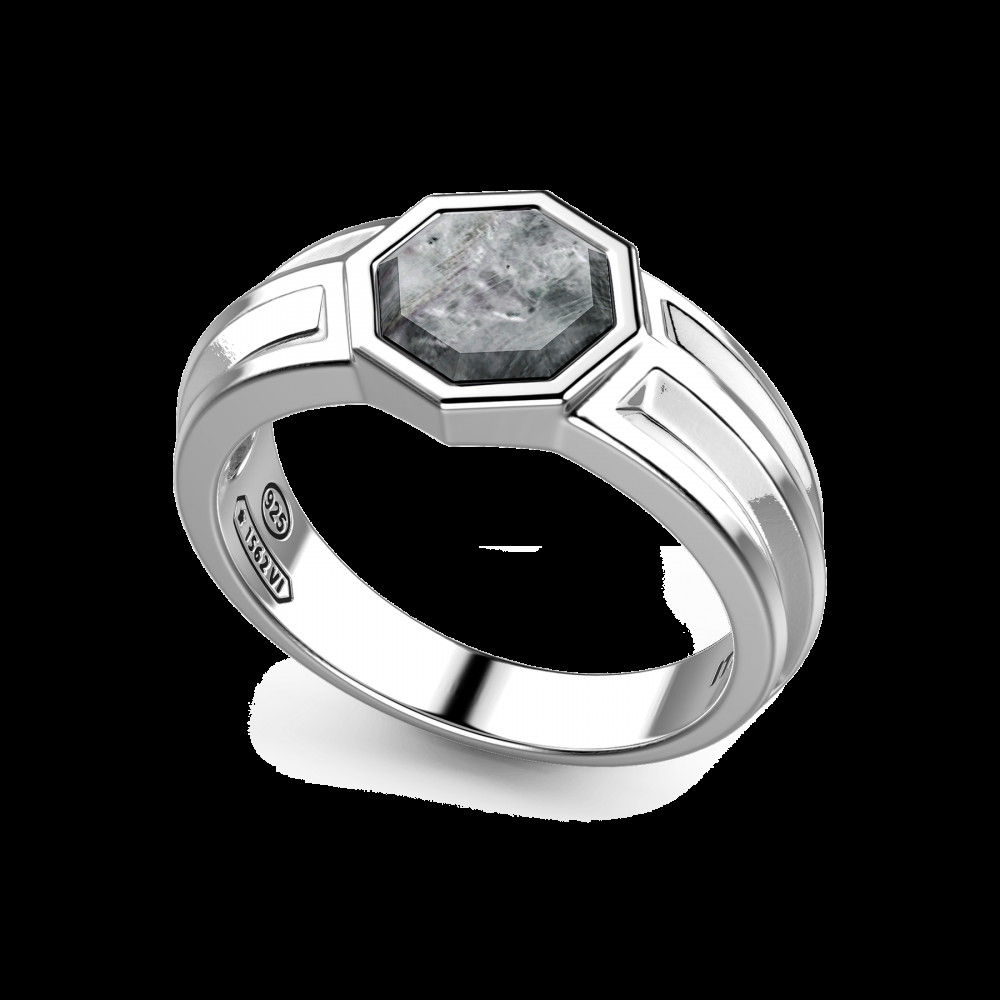 Zancan Anello chevalier Zancan in argento con madreperla Economico