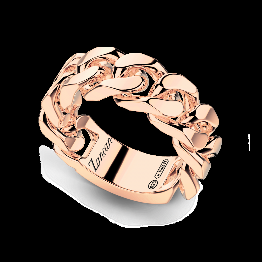Zancan Anello in argento con groumette Italia
