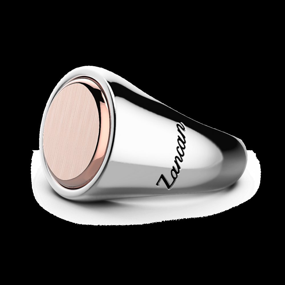 Zancan Anello Zancan circolare in argento e oro rosa Offerta