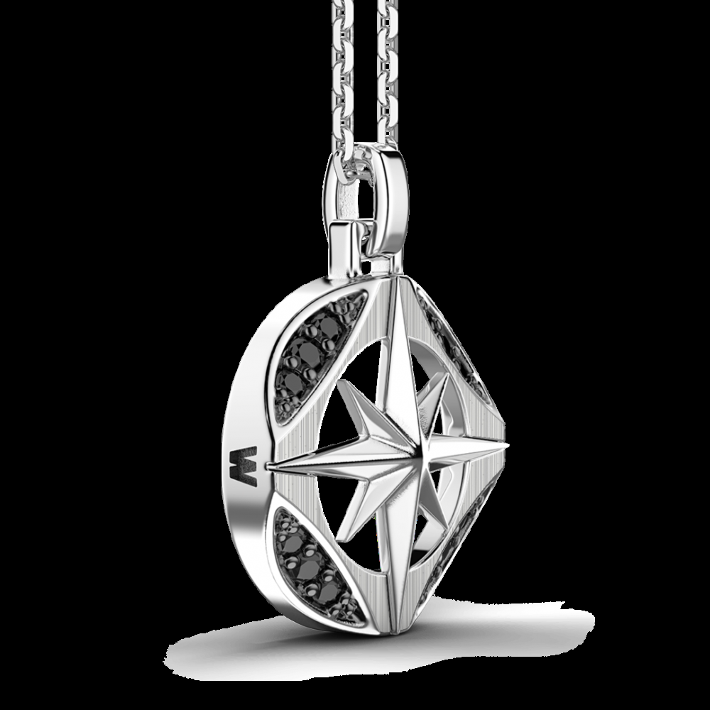 Zancan Collana Zancan in argento con pietre nere Offerta