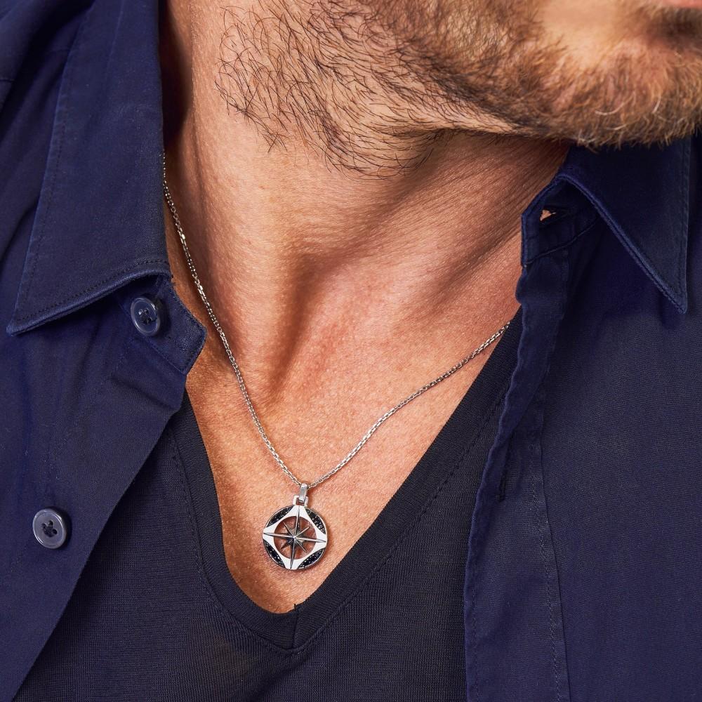 Zancan Collana Zancan in argento con pietre nere Offerta