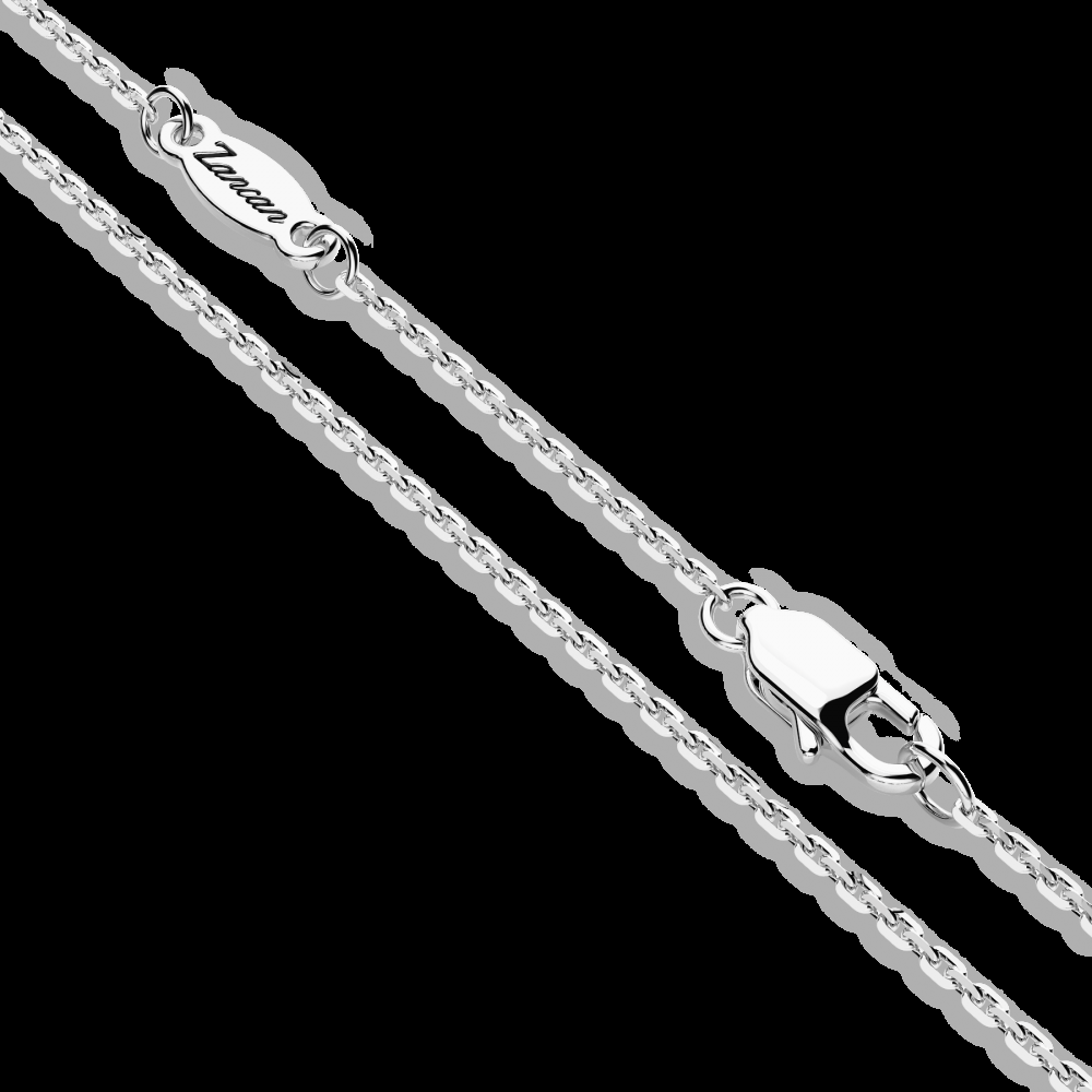 Zancan Collana Zancan in argento con pendente a croce e pietre nere In Saldo