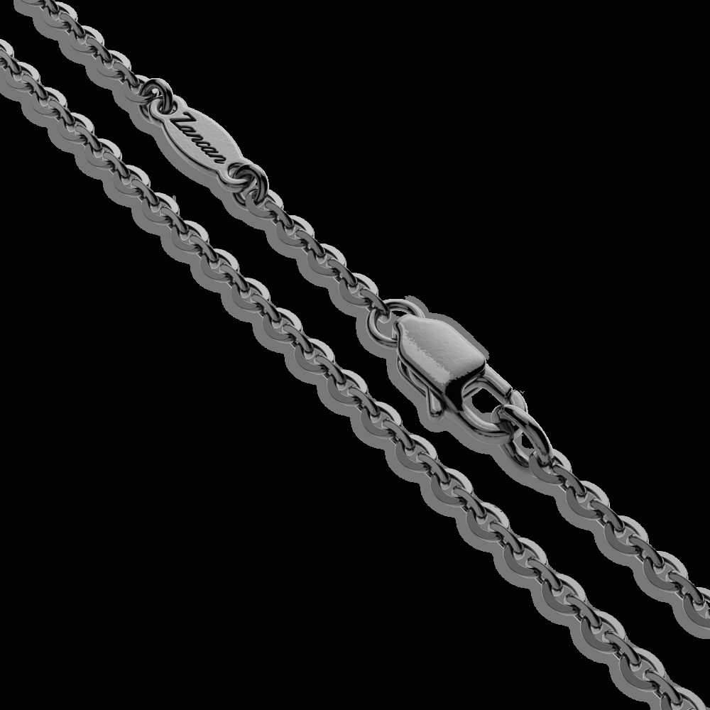 Zancan Collana in argento con croce e nodo piccolo In Linea