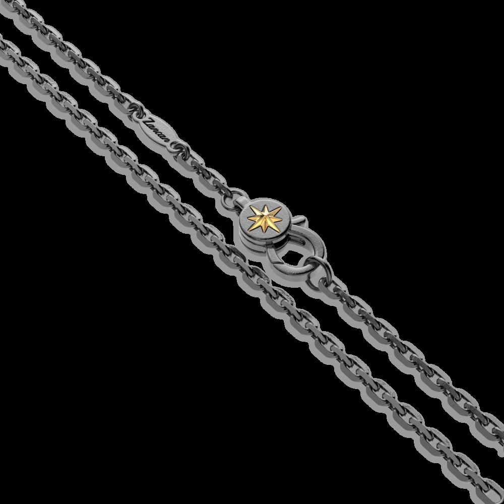 Zancan Collana Zancan in argento brunito con faro Negozi Online