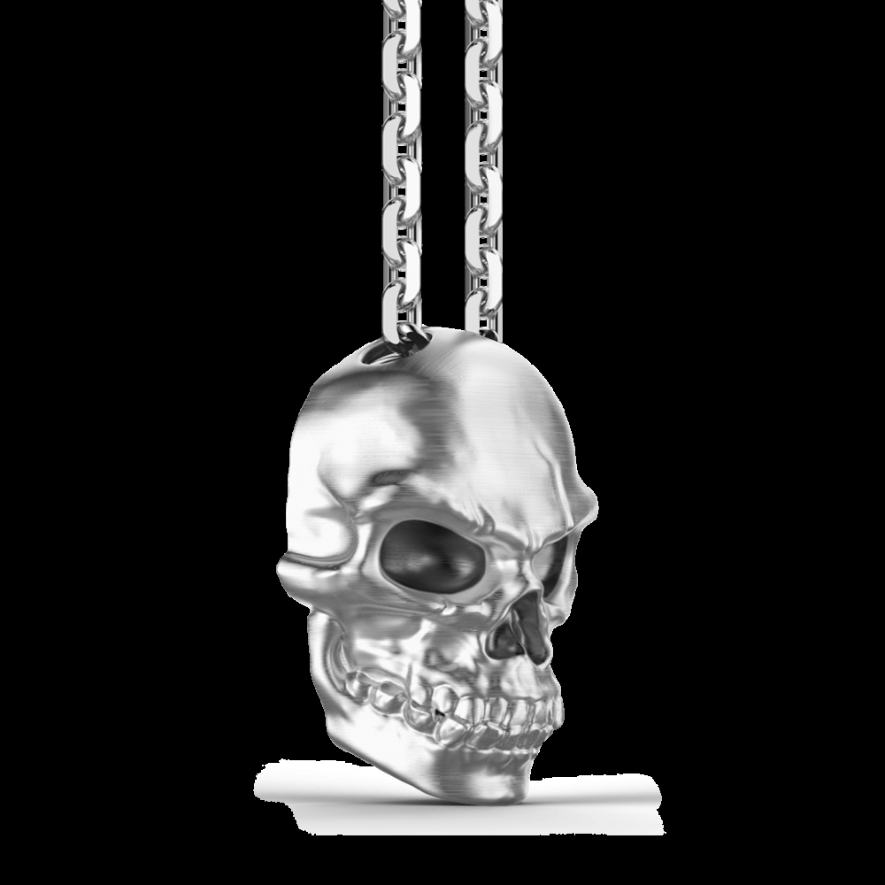 Zancan Collana Zancan in argento con pendente a teschio In Saldo