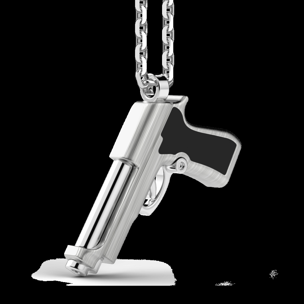 Zancan Collana Zancan in argento con pendente a pistola Promozione