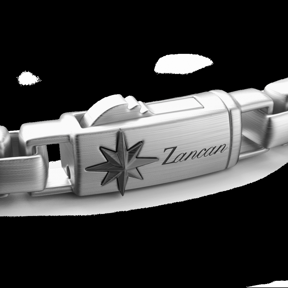Zancan Bracciale a maglia Zancan in argento con teschi Prezzo Ridotto