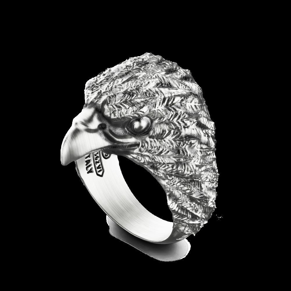 Zancan Anello Zancan ad aquila in argento In Vendita