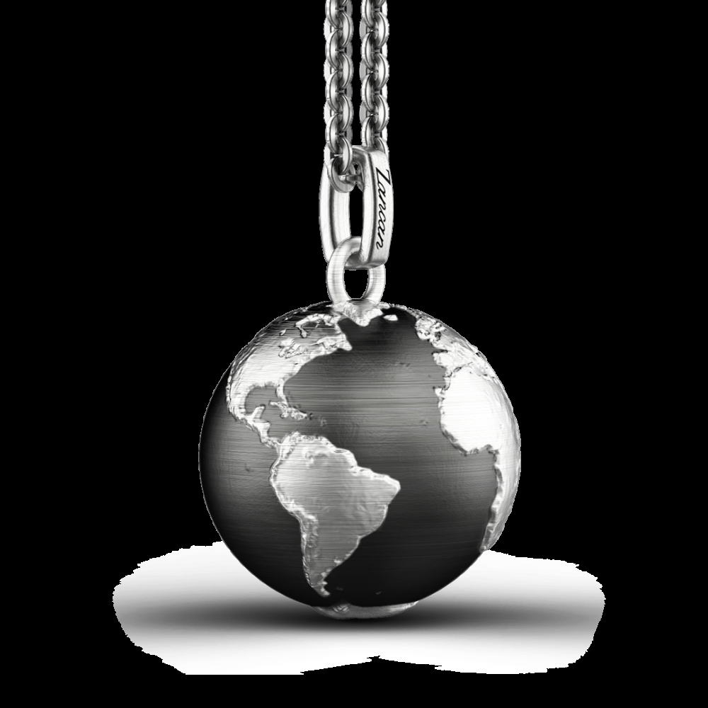 Zancan Collana Zancan in argento con pendente a globo Vendita Calda