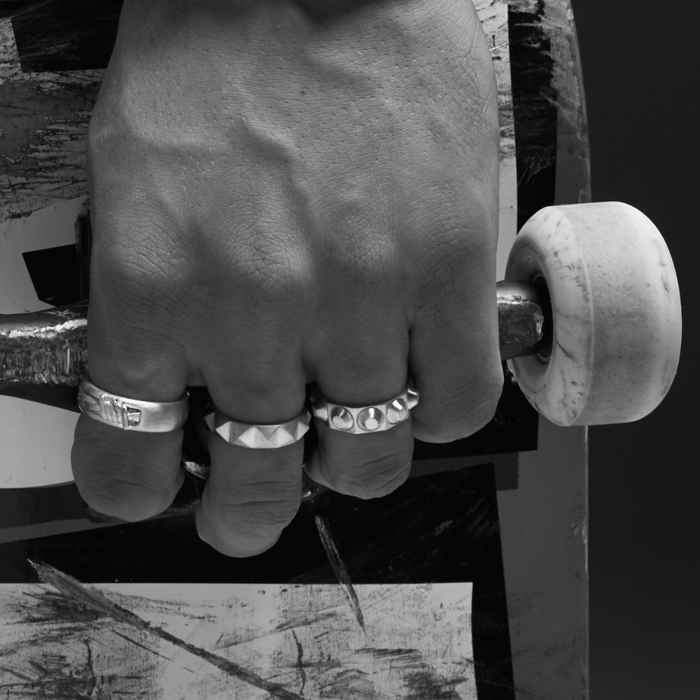 Zancan Anello Zancan Studio in argento Pezzi Unici