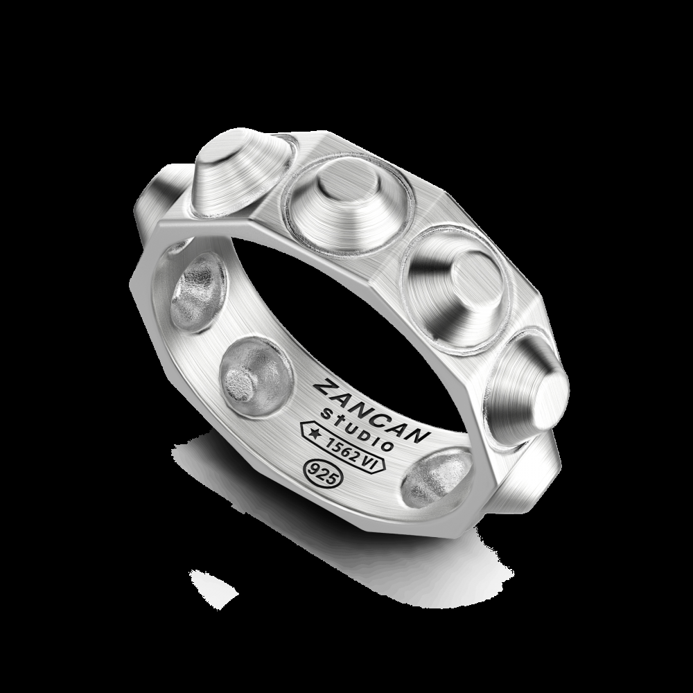 Zancan Anello Zancan Studio in argento Pezzi Unici