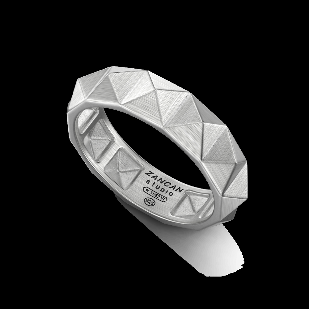 Zancan Anello Zancan Studio in argento Soddisfazione Garantita