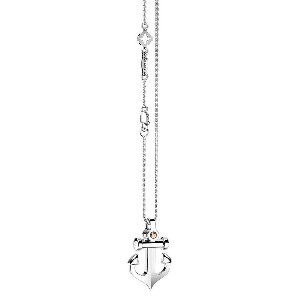 Zancan Collana Zancan in argento con pendente ad ancora Offerta migliore