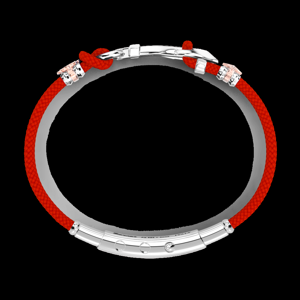 Zancan Bracciale Zancan in kevlar con ancora Latest fashion