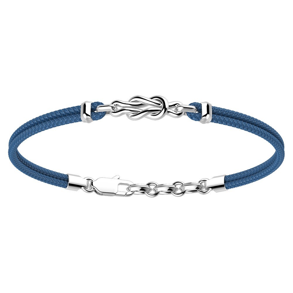Zancan Bracciale Zancan in kevlar e nodo in argento Comprane uno, ottenene uno gratis