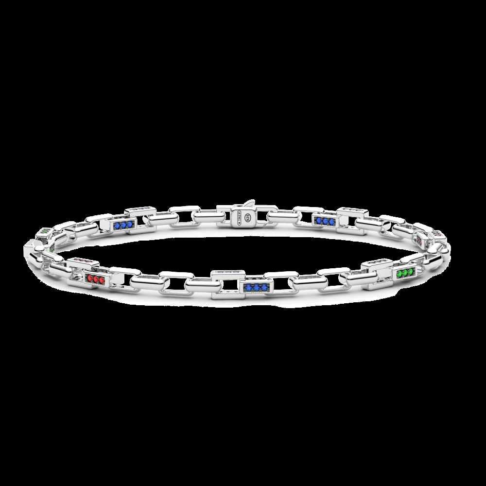 Zancan Bracciale Zancan in argento con pietre naturali Officina