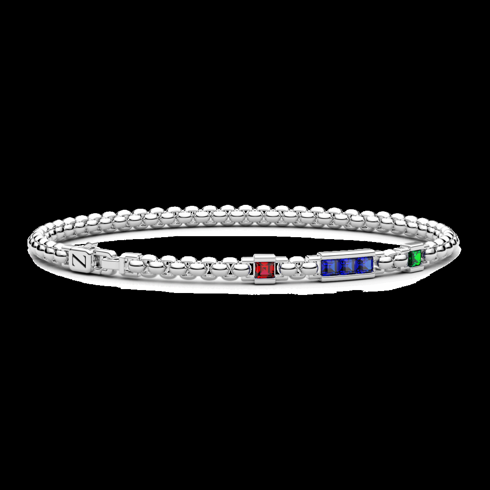 Zancan Bracciale Zancan in argento con pietre naturali Black Friday Prezzi