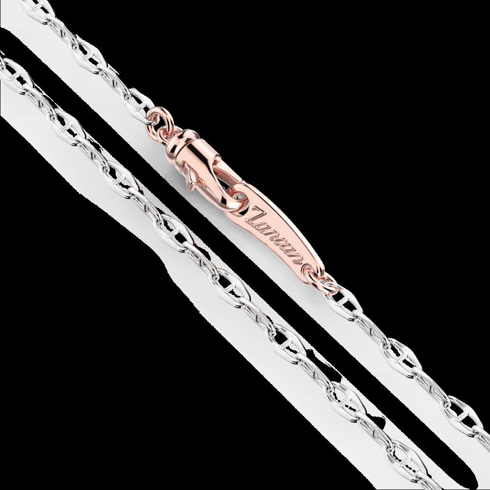 Zancan Collana Zancan in oro con pendente ad ancora e diamanti Vendite Flash
