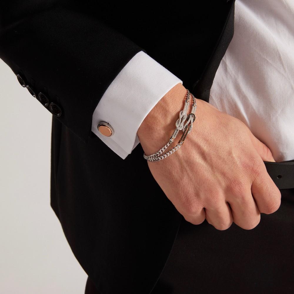 Zancan Bracciale Zancan in oro bianco con diamanti Moda