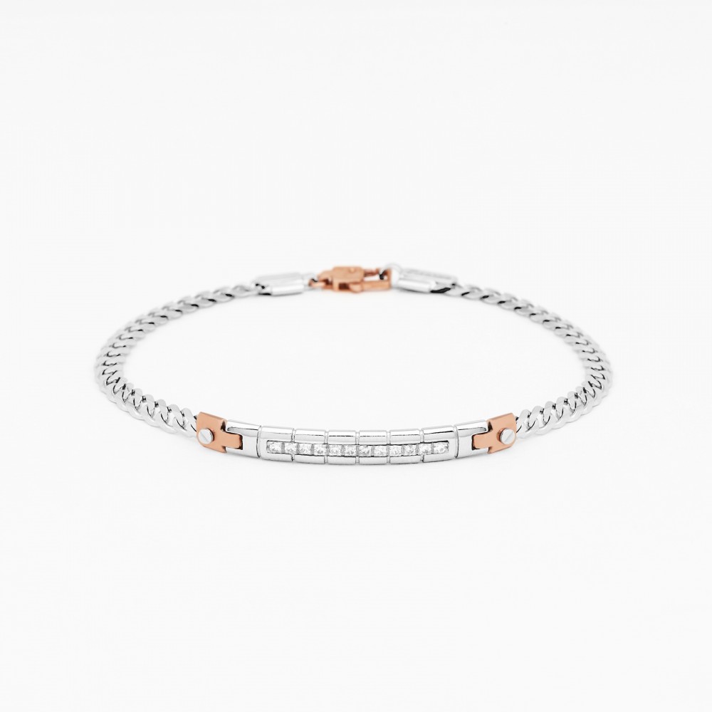 Zancan Bracciale Zancan in oro bianco con diamanti Cyber Monday