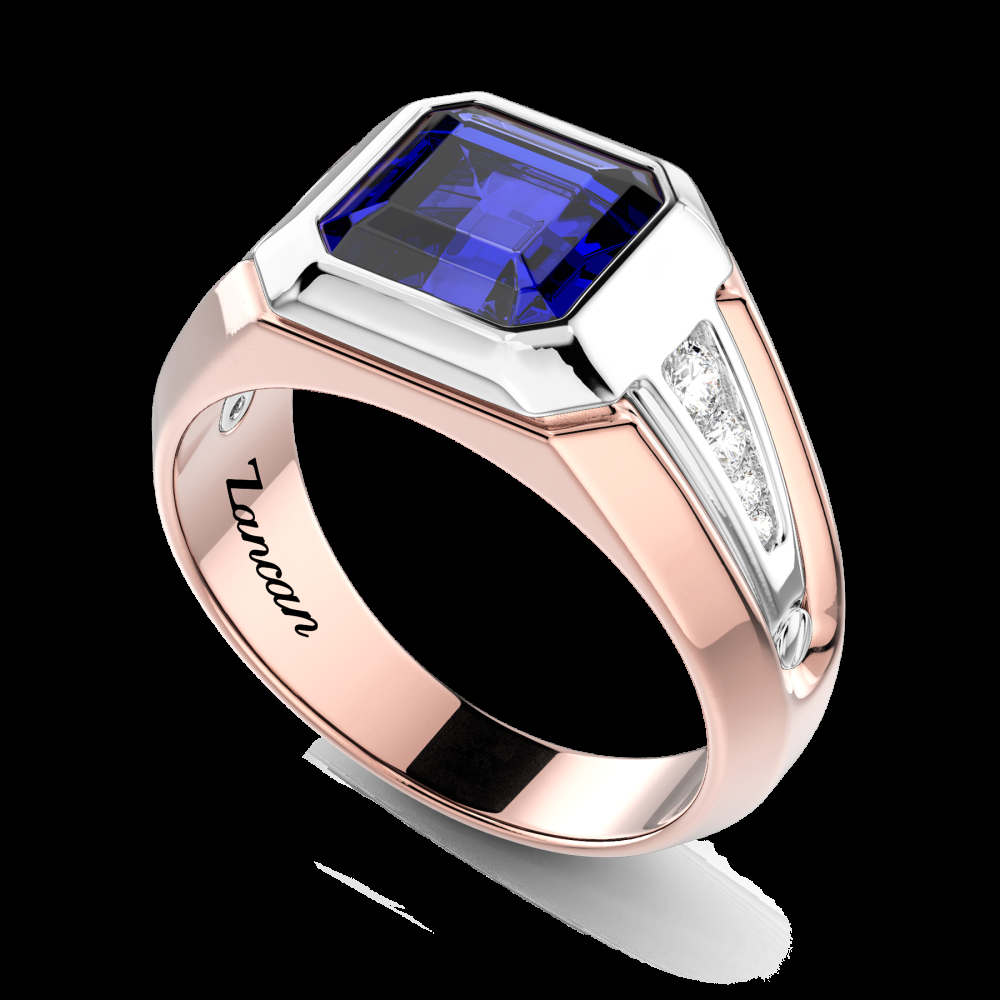 Zancan Anello Zancan in oro 18kt con zaffiro blu Offerta natalizia